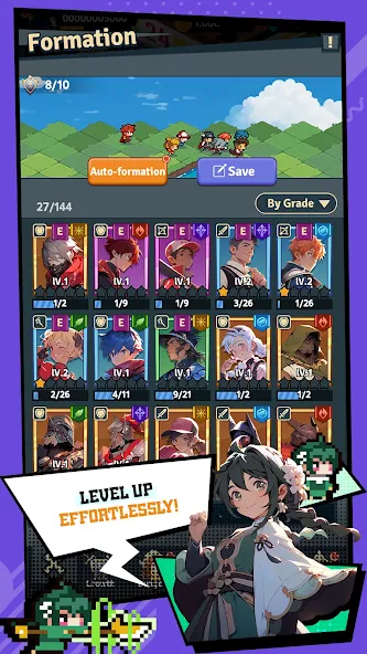 Rumble Squad: Idle Pixel RPG screenshot